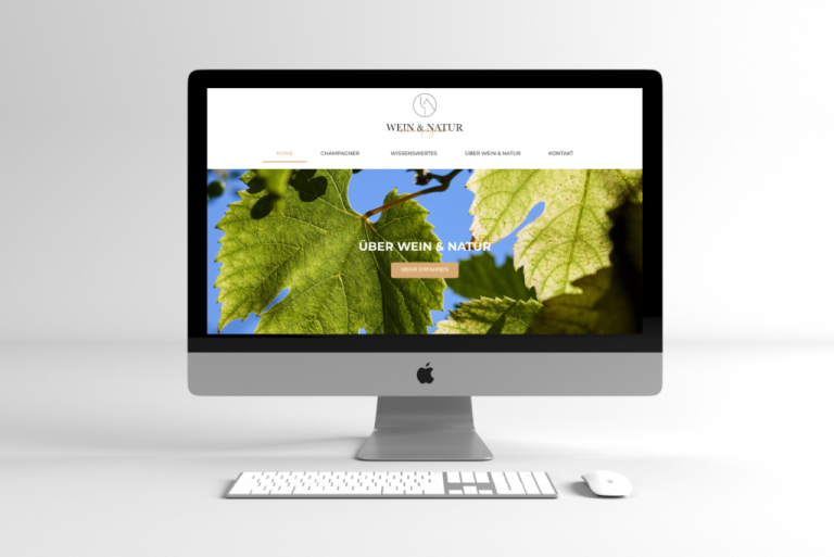 Website Gasthof Schrenker auf iMac