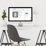 Onlineshop auf Monitor