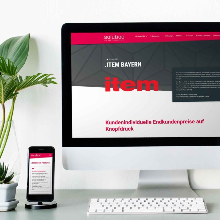 item Bayern auf Monitor und Smartphone