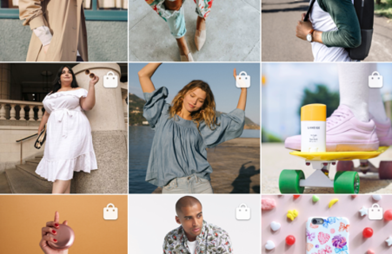 Foto-Collage im Instagram-Stil