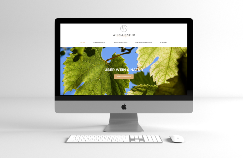 Website Gasthof Schrenker auf iMac